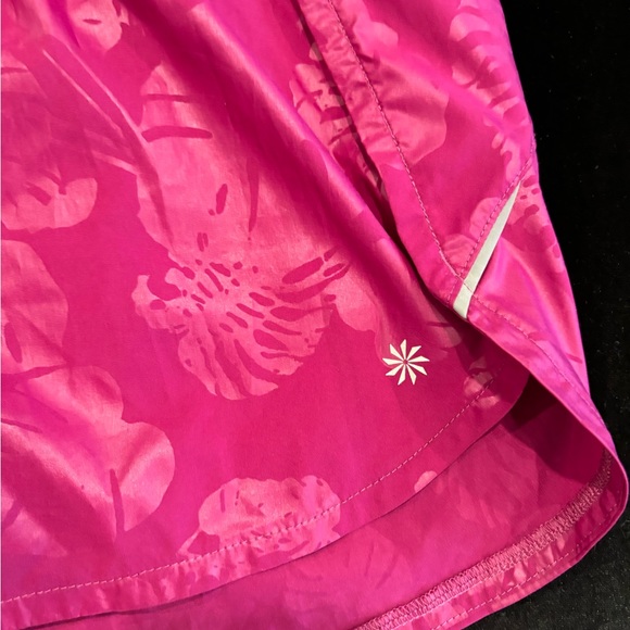 NWOT Atheleta Botanical Print Racer Run Shorts - Picture 5 of 7